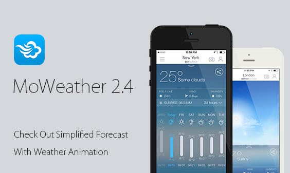 MoWeather 2.4 for iPhone版正式发布（8月14日）